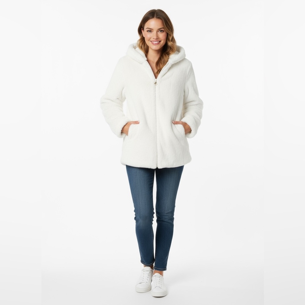 House of Harlow 1960 faux Fur In White